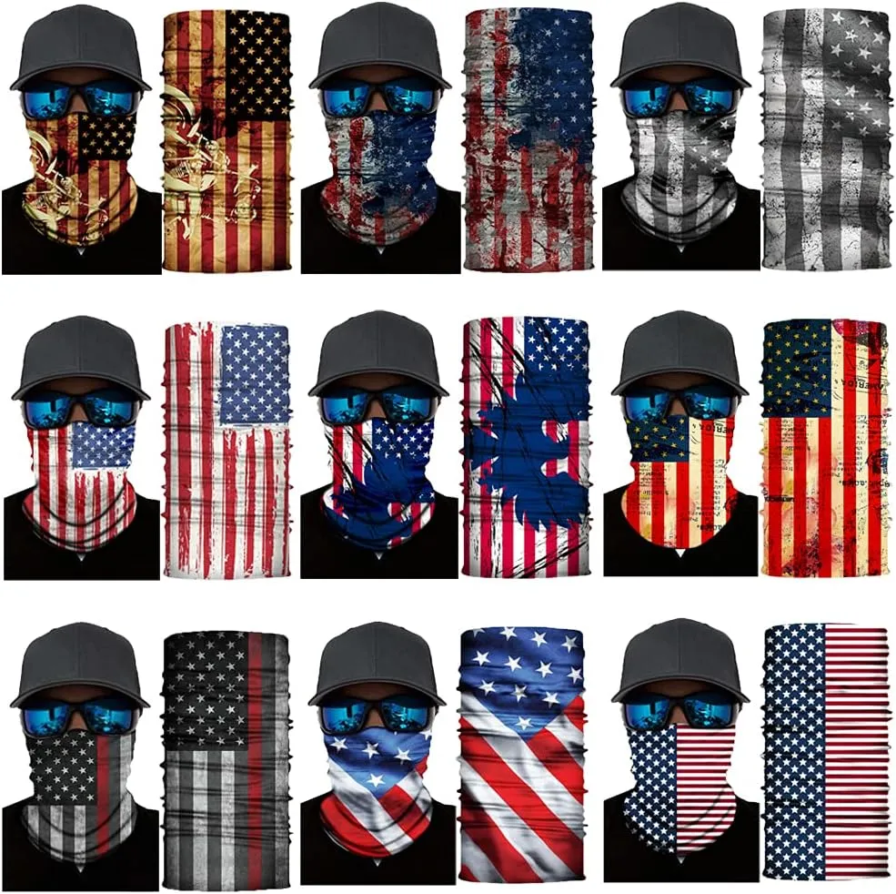 Neck Gaiter Mask,UV Protection Bandana Gator Face Cover Covering Mask,Tube Scarf,Neck Warmer Balaclava,Headband