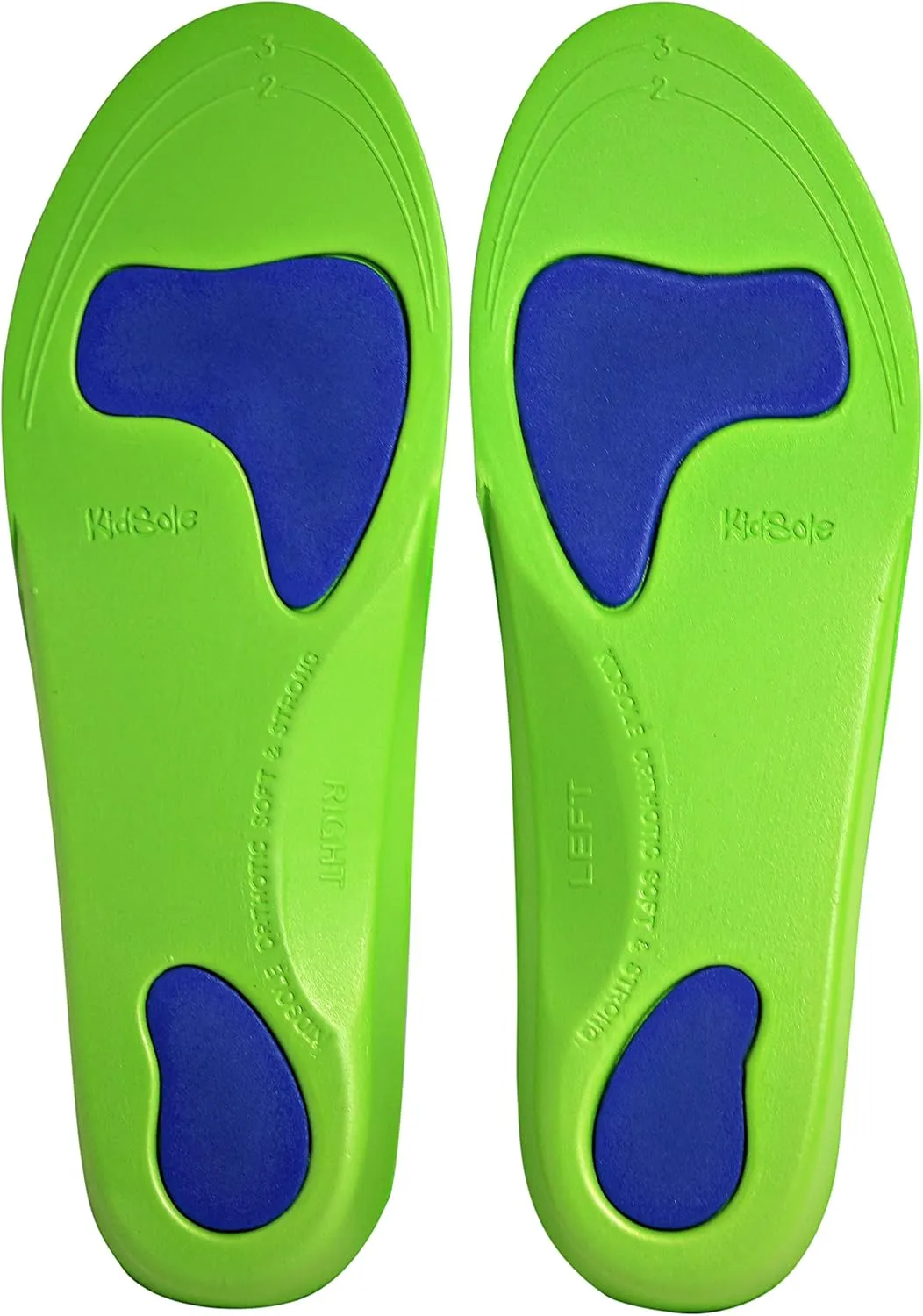 Neon Fix Sport Premium Grade Orthotic Insole Revolutionary Lightweight Soft & Sturdy Orthotic Active Children with Flat Feet Who Need Arch Support ((22 CM) US Kids Shoe Sizes 3-4)