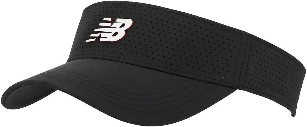 New Balance Performance Adult Unisex Lightweight Adjustable Stretch Running Mesh Performance Visor