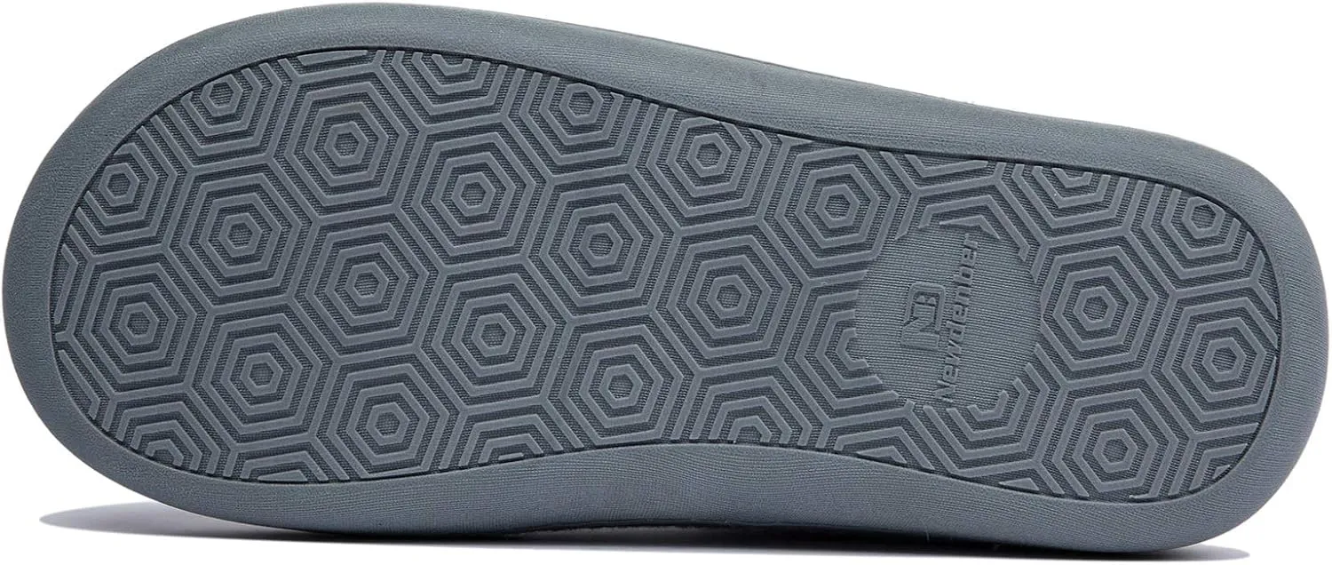 NewDenBer Women's Cozy Memory Foam Slippers Soft Fleece Lined Slip on Indoor Outdoor House Shoes