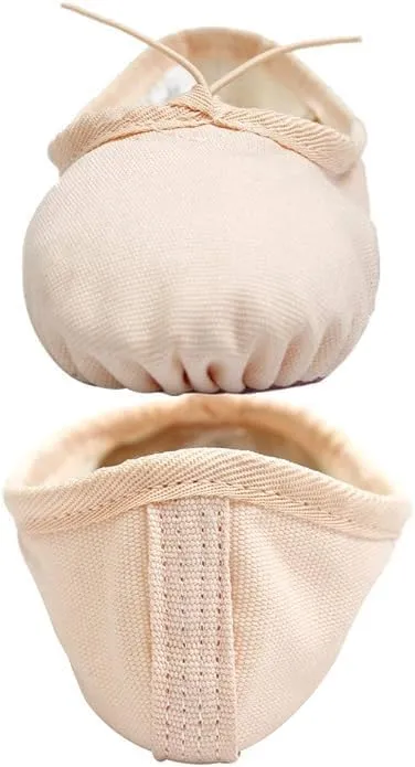 Nexete Women Canvas Ballet Dance Shoes Yoga Gymnastics Leather Split-Sole Slipper Flate Shoes for Women