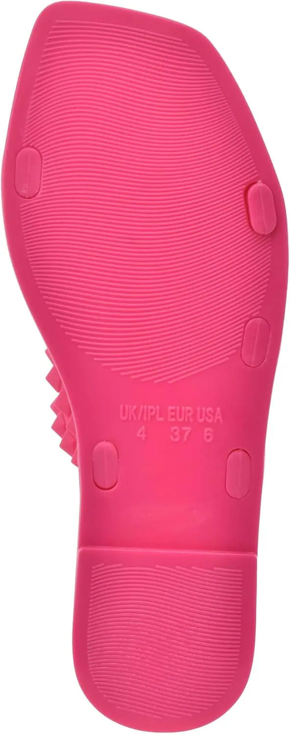 Nicole Miller Womens Grecia Eva Sandal Slip on for all Day Use, perfect for Beach, Pool and Home