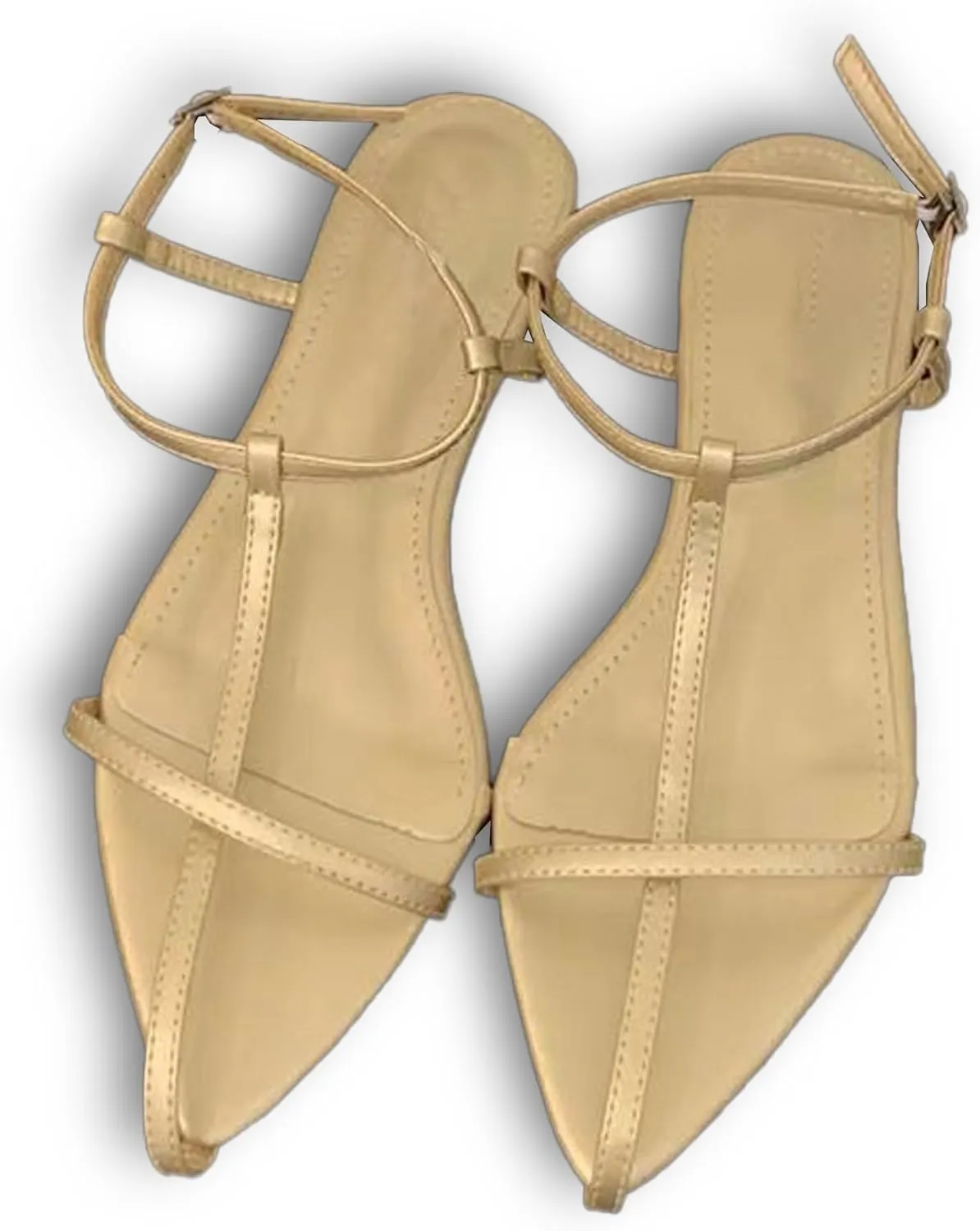 N.N.G Women Flat Sandals Dressy Srtappy Slingback Mules Cute Evening Vegan Leather Gladiator Designer Pretty Casual Pointed Open Toe