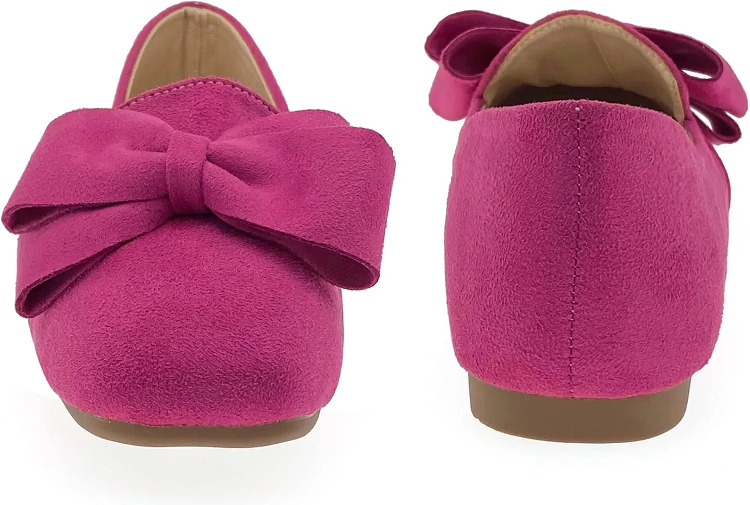 ODORHEISAYO Women's Square Toe Ballet Flats Comfortable Bow Dressy Flats Shoes for Women Flat Loafer Shoes Comfort Slip ons Casual Holiday