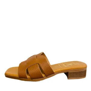 Oh My Sandals Brown Flat Sandal|5600ROB