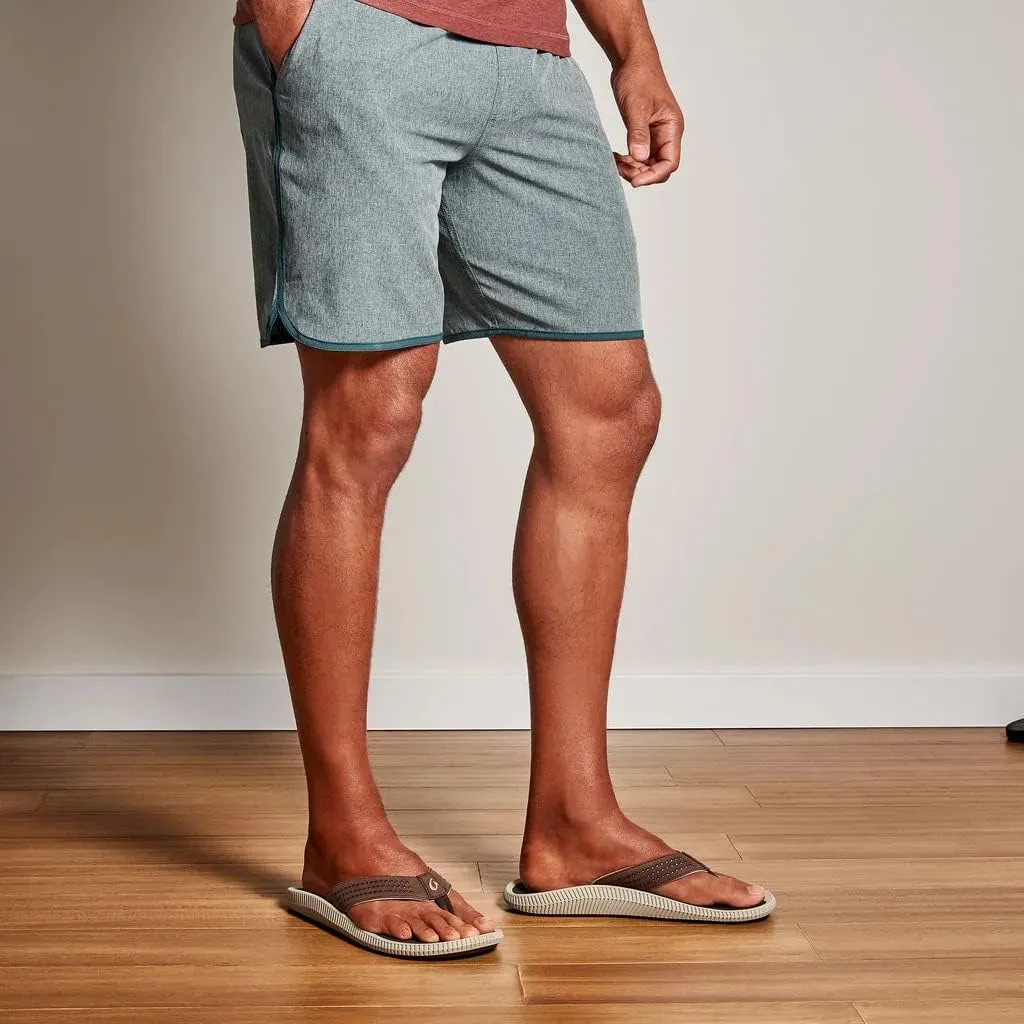 OLUKAI Ulele Men's Beach Sandals, Water Resistant Flip Flops, Arch Support & Comfort Fit, Lightweight & Durable, Enhanced Grip & Traction