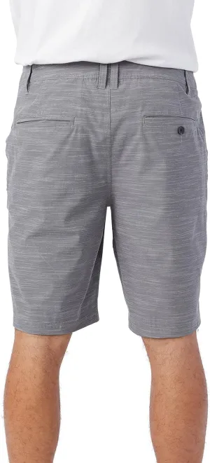 O'NEILL Men's Khaki Shorts, 20-Inch Outseam, Stretch Quick Dry Slub Fabric, Hybrid Chino Shorts Men, Casual and Active Wear
