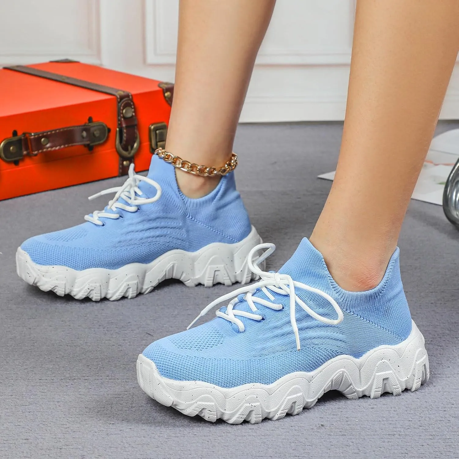 Ortho Pro Shoes for Women, Nurse Babe Shoes,Ortho Pro Women's Classic Shoes, Women's Lace Up Mesh Orthopedic Sneakers