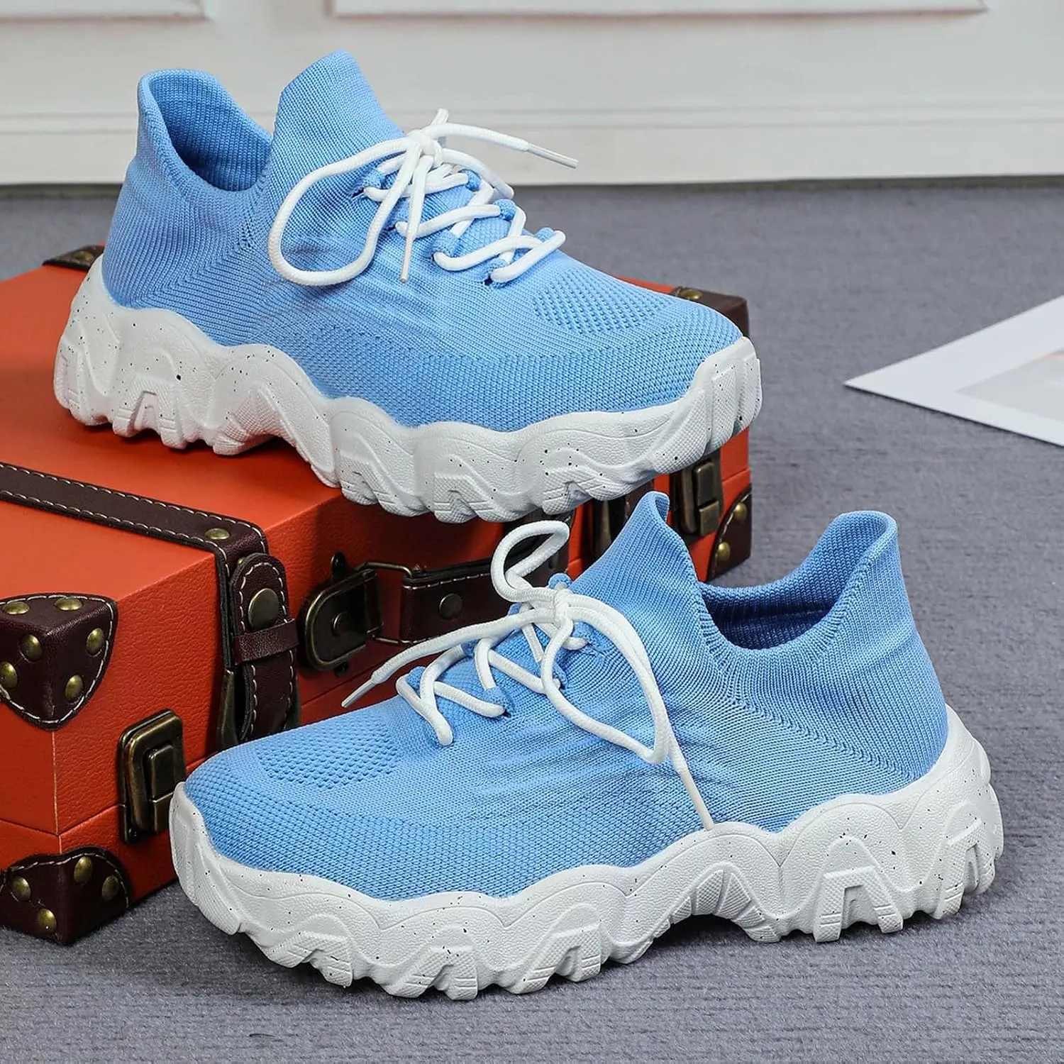 Ortho Pro Shoes for Women, Nurse Babe Shoes,Ortho Pro Women's Classic Shoes, Women's Lace Up Mesh Orthopedic Sneakers