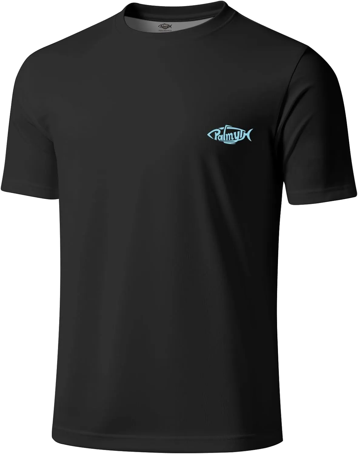 Palmyth Mens Fishing Shirts Short Sleeve UPF 50  T-Shirt UV Sun Protection SPF Tee Quick Dry