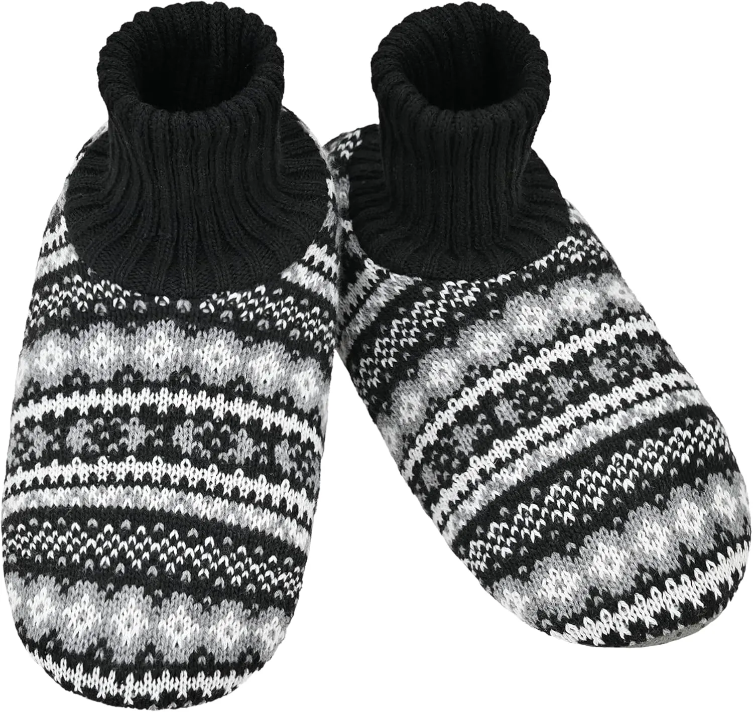 Panda Bros Slipper Socks For Women With Grippers, Fuzzy Womens Slipper Booties With Non Slip Bottoms, Cozy Warm House Slippers
