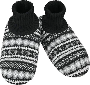 Panda Bros Slipper Socks For Women With Grippers, Fuzzy Womens Slipper Booties With Non Slip Bottoms, Cozy Warm House Slippers