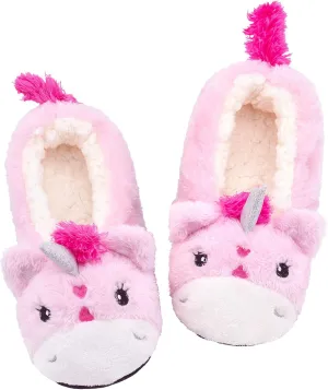Panda Bros Womens Animal Thick & Warm Slipper Socks With Non Slip Grippers On Bottoms, Character House Shoes, Novelty Slippers for Ladies
