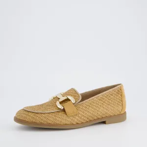 Paul Green Raffia Camel Loafer