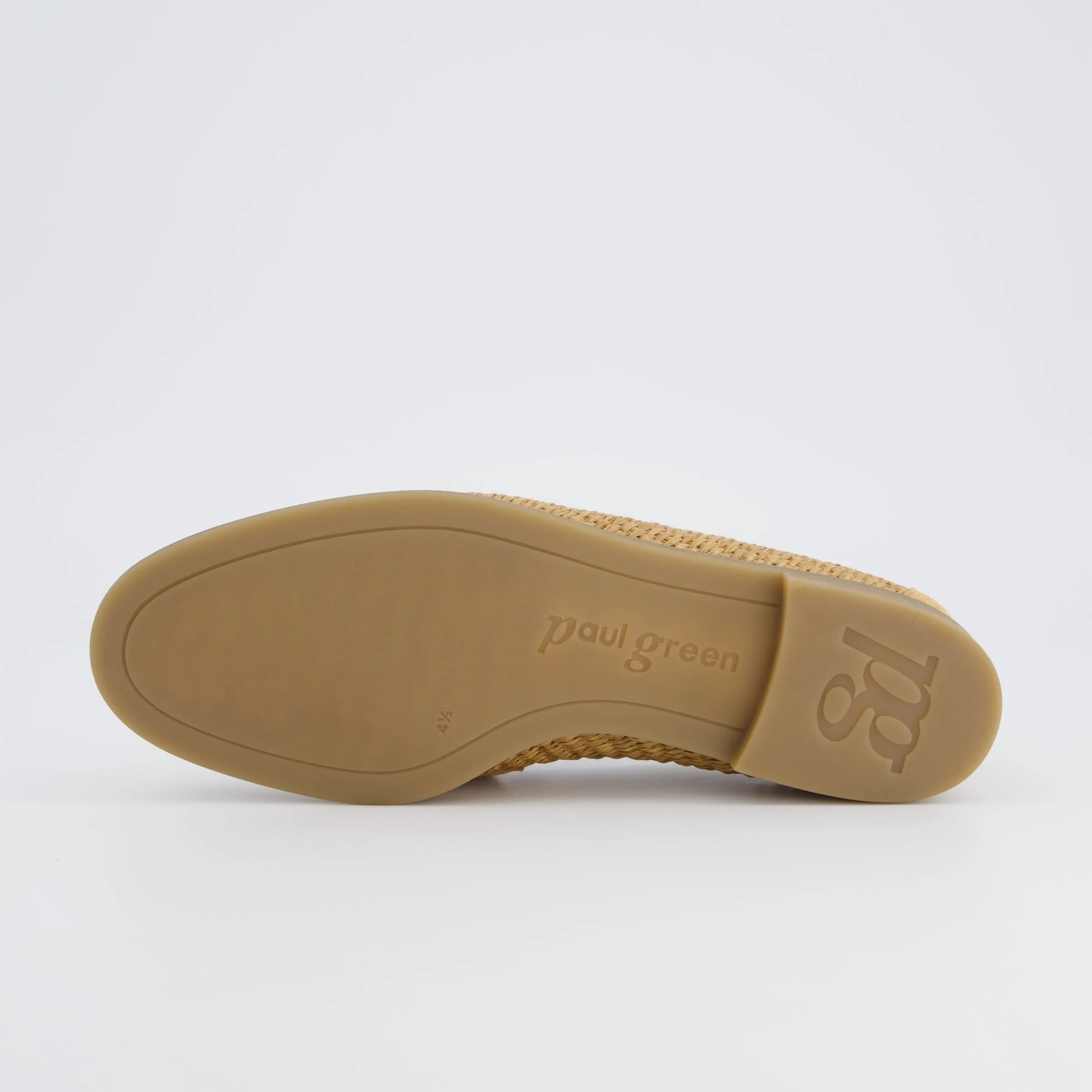 Paul Green Raffia Camel Loafer