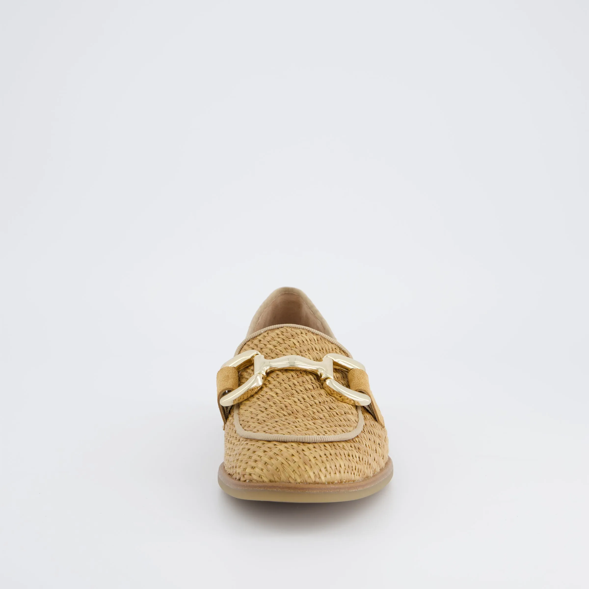 Paul Green Raffia Camel Loafer
