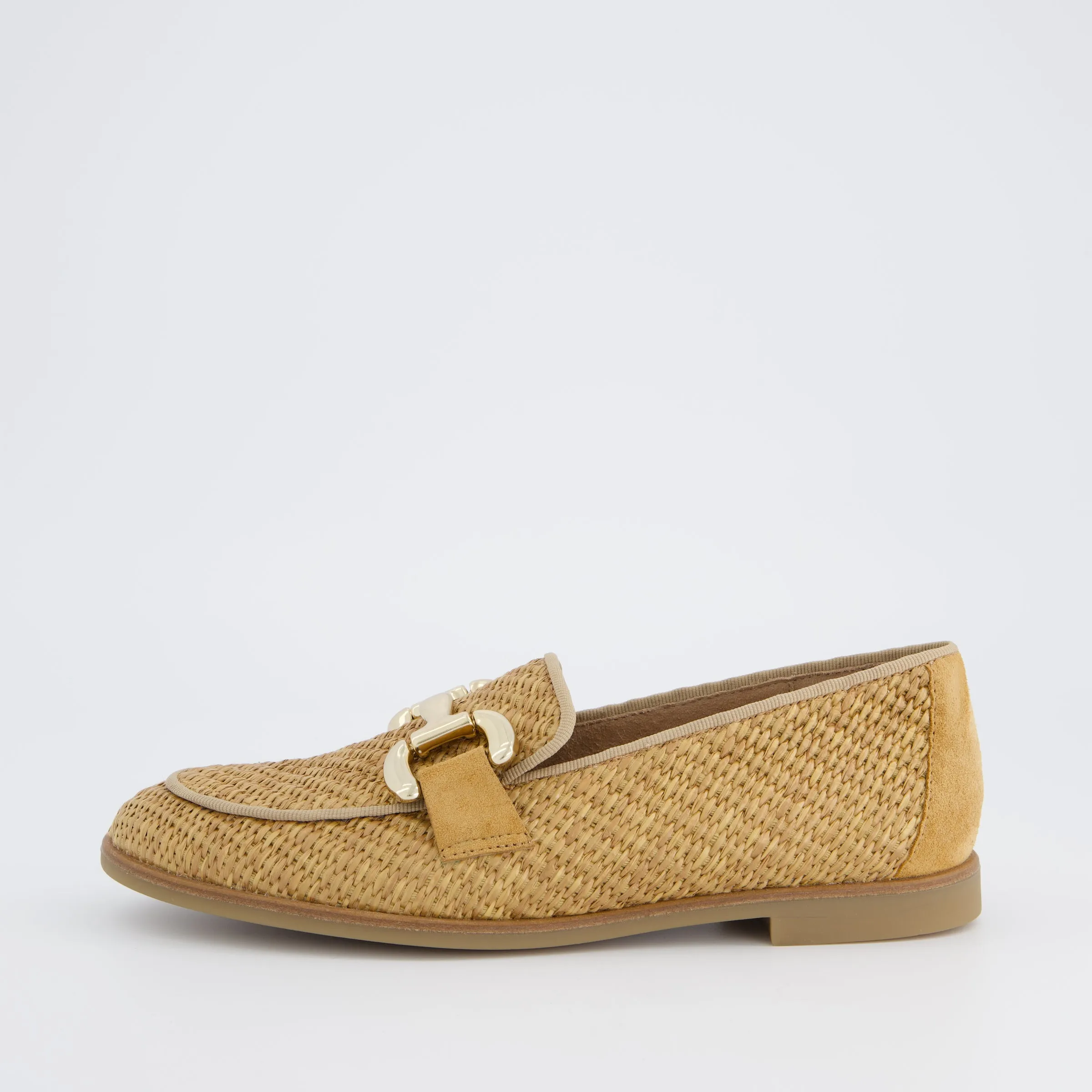 Paul Green Raffia Camel Loafer