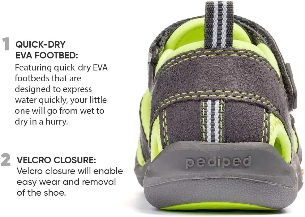 pediped Unisex-Child Sahara Flat