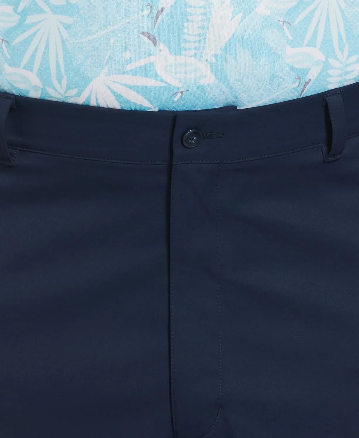 PGA TOUR Men's 9" Flat Front Golf Shorts with Active Waistband (Size 30-44 Big & Tall)