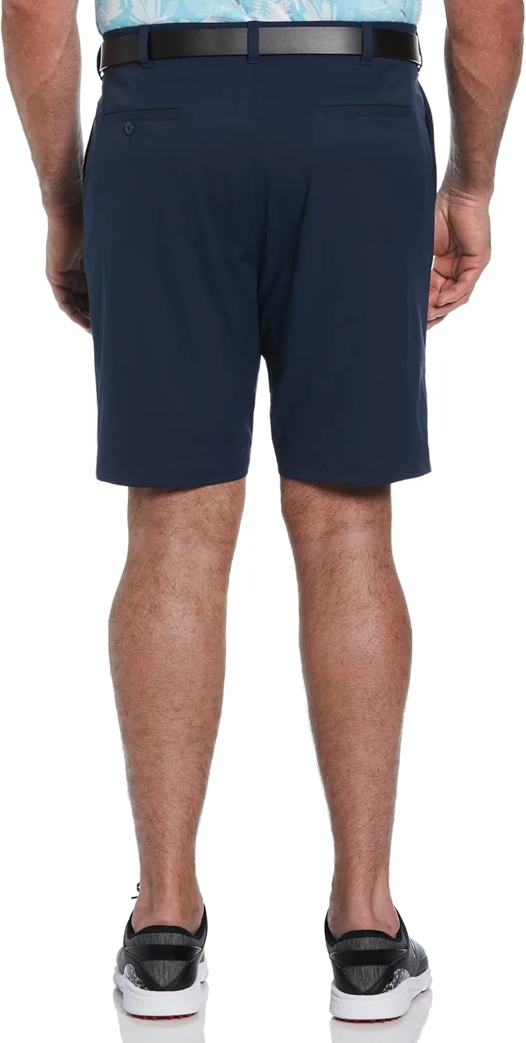 PGA TOUR Men's 9" Flat Front Golf Shorts with Active Waistband (Size 30-44 Big & Tall)