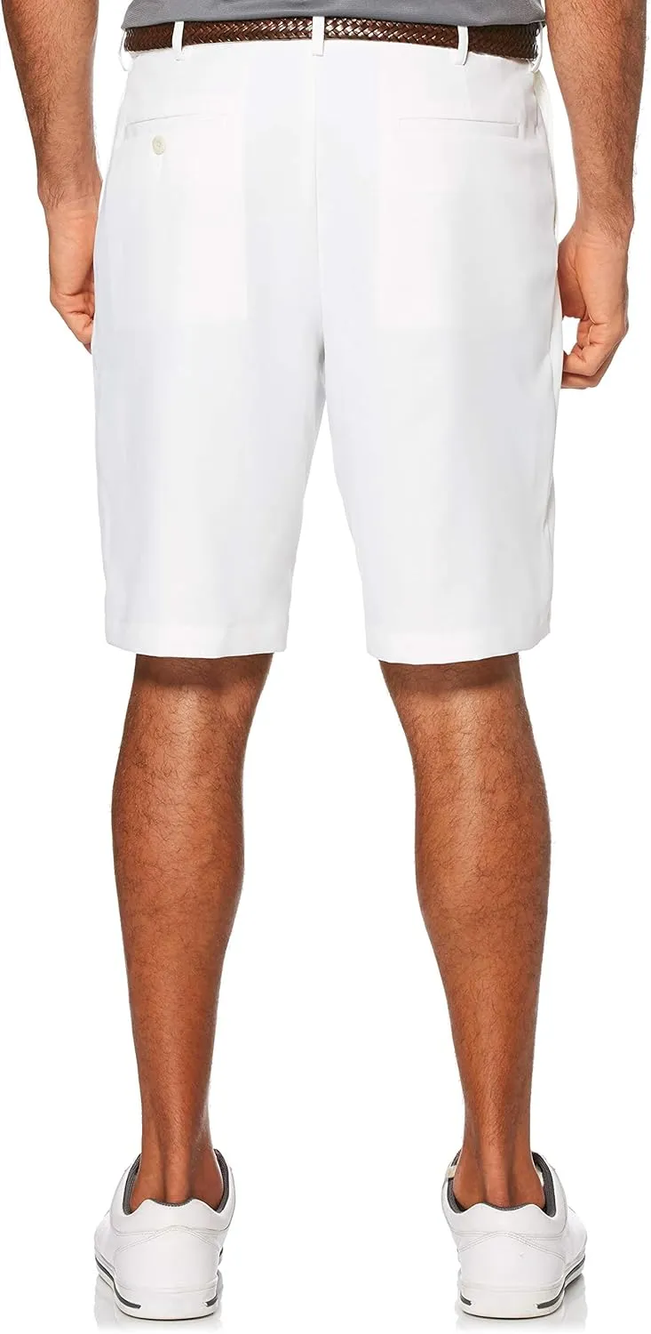 PGA TOUR Men's 9" Golf Shorts with Expandable Waistband, Flat Front, Moisture-Wicking, Sun Protection, Stretch, Lightweight