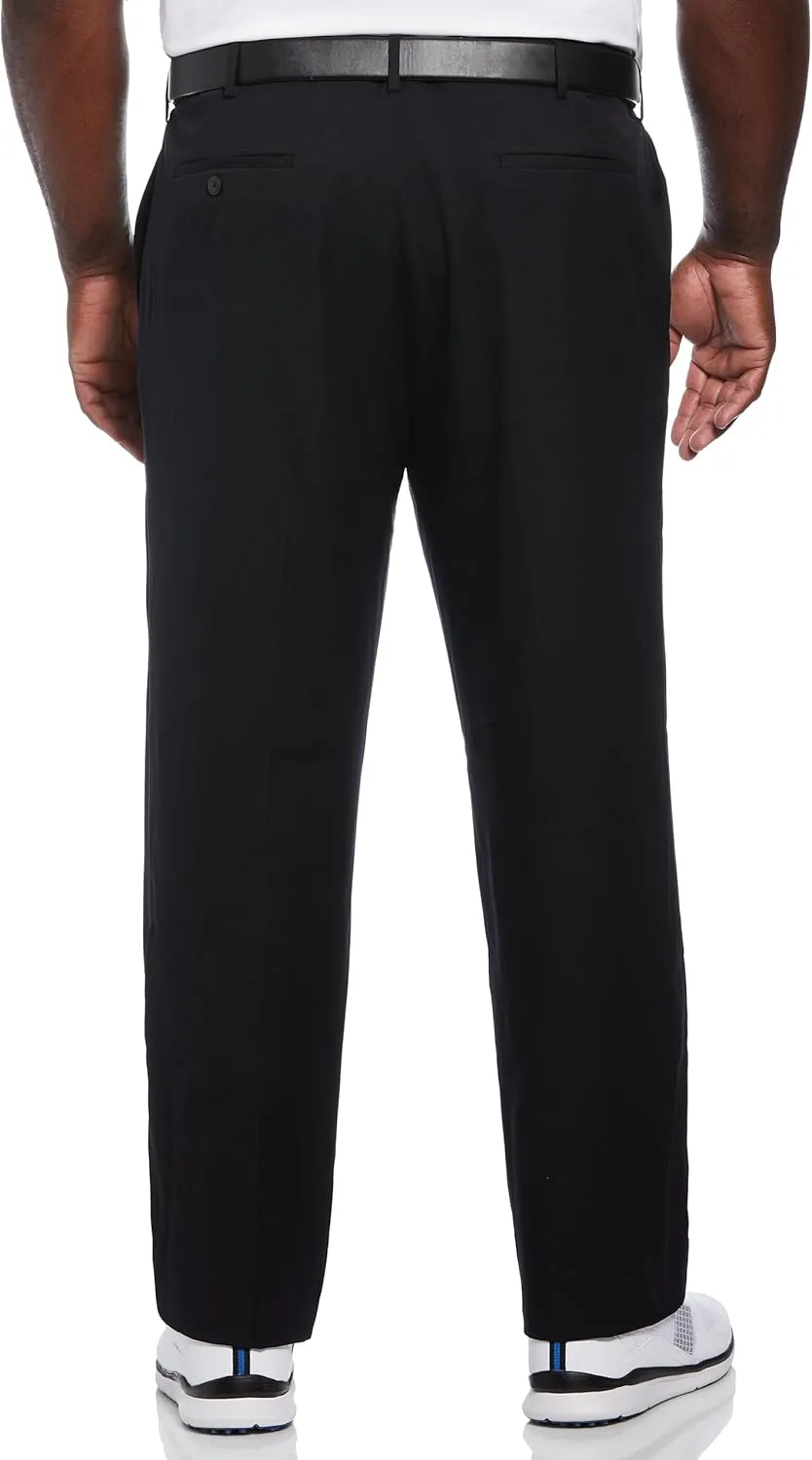 PGA TOUR Men's Golf Pants with Expandable Waistband, Flat Front, Moisture-Wicking, Sun Protection, Stretch Lightweight Twill