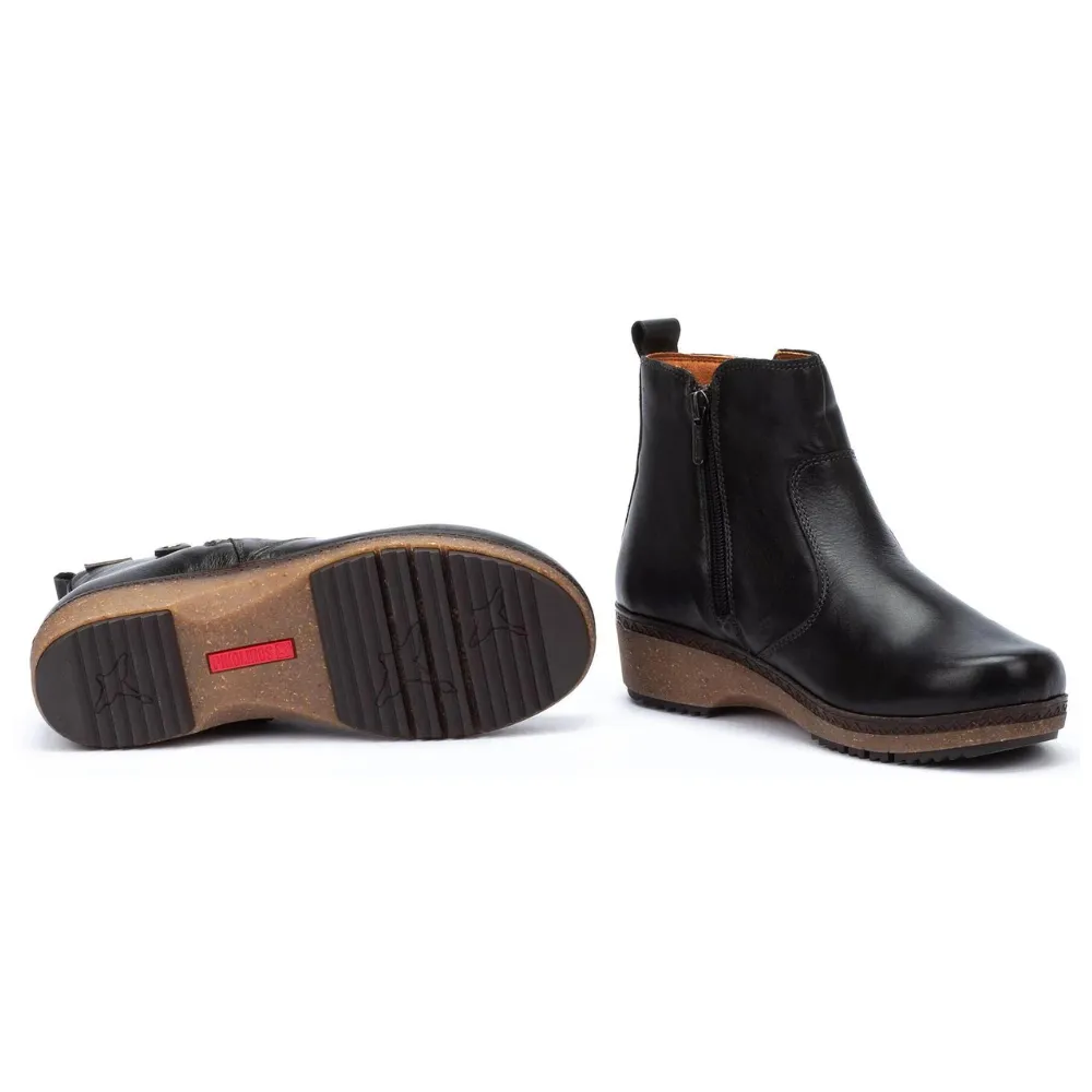 Pikolinos Granada Black Leather Boot (Women's)