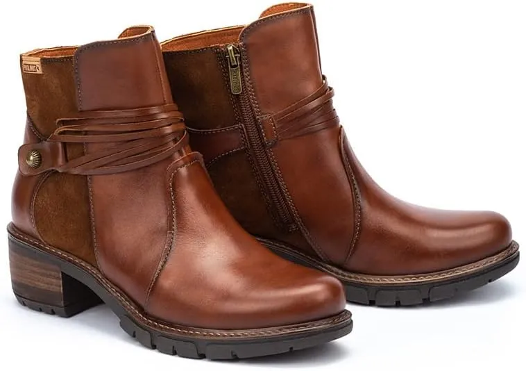 PIKOLINOS High-Heel Ankle Boot Leather San Sebastia for Woman