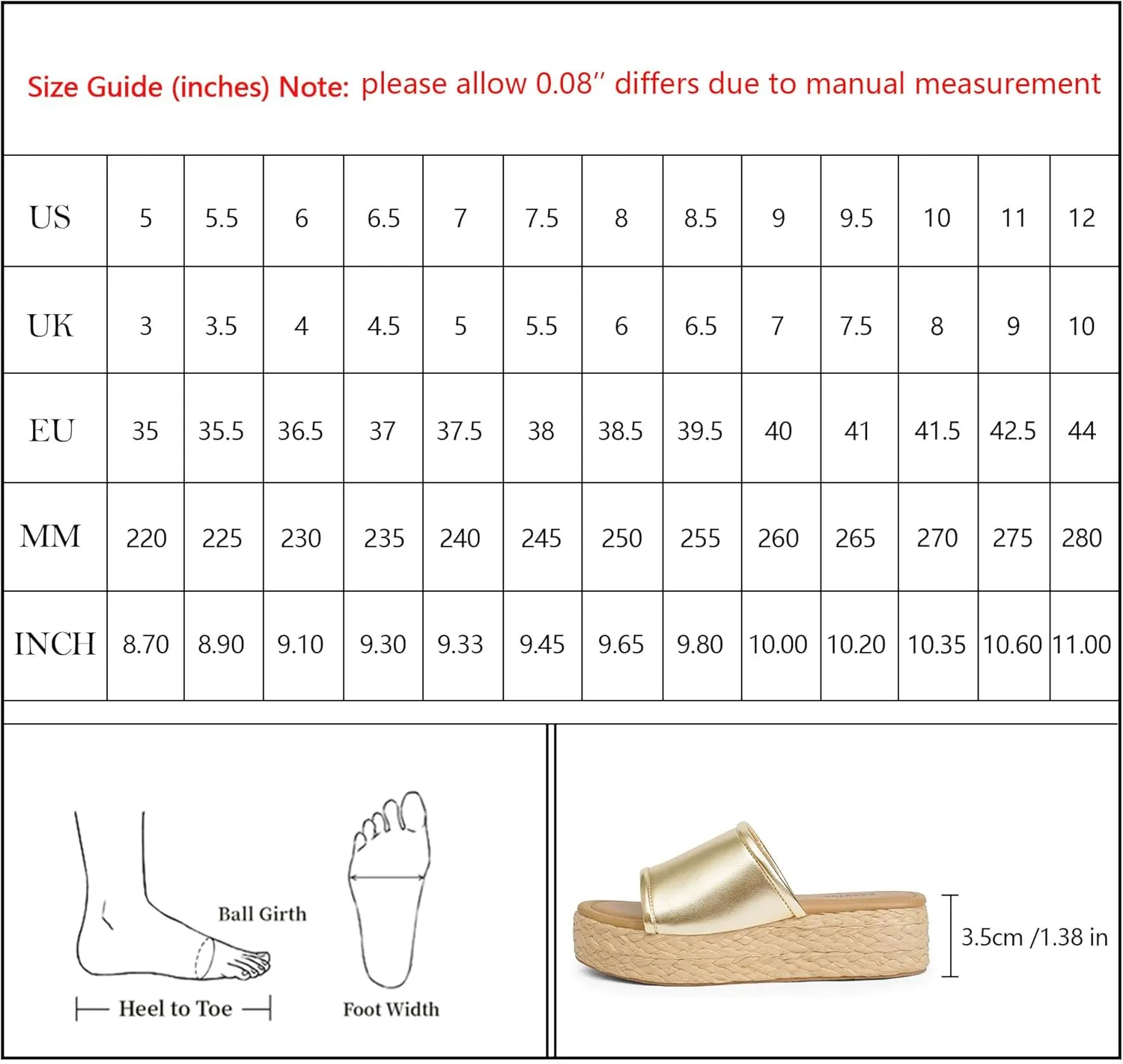 Platform Sandals Women Braided Sandals Slip on Wedge Sandal Summer Beach Wedge Dressy Sandal