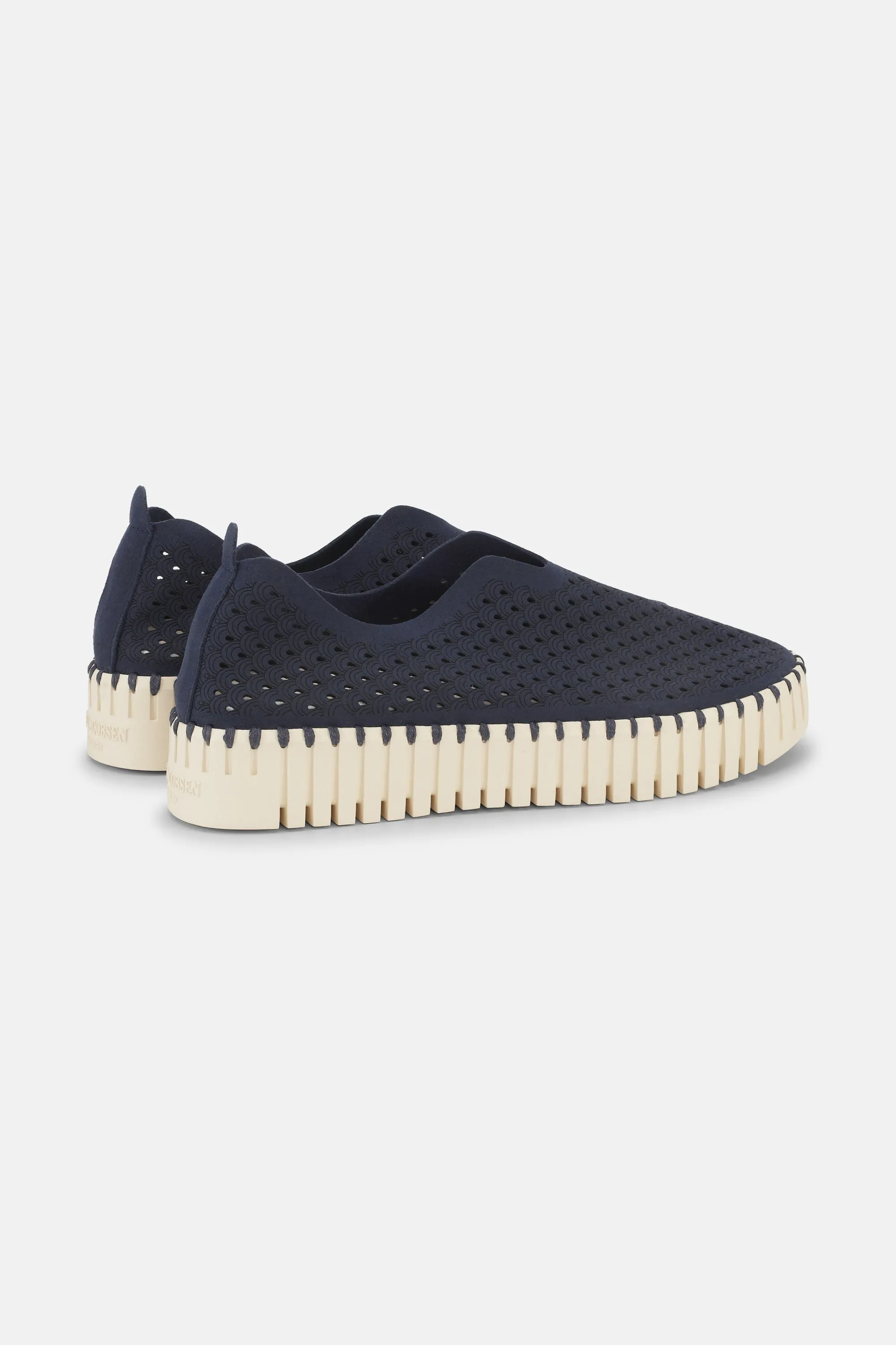 Platform Tulip Slipper - Dark Indigo