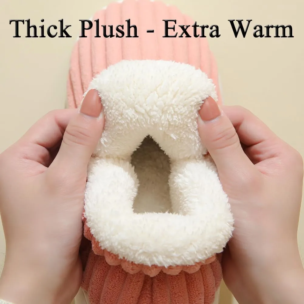 Pluffi-Pluffi Slipper Booties, Pluffi The Cozy Stylish Slipper, Winter Anti-Slip Fuzzy Warm Comfy Cloud Slippers Women Men