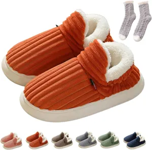 Pluffi Slipper Booties Women Men, Pluffi Cozy & Stylish Cloud Slippers, Fleece Lined Memory Foam Slipper with Anti-Slip Sole