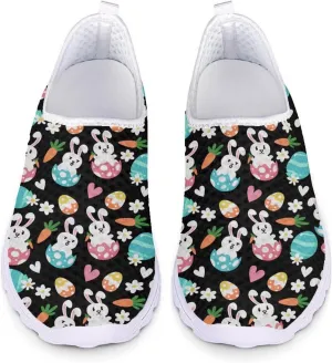 POLERO Water Shoes Fashion Shoes Lightweight Slip-On Shoes Flat Casual Walking Shoes for Women