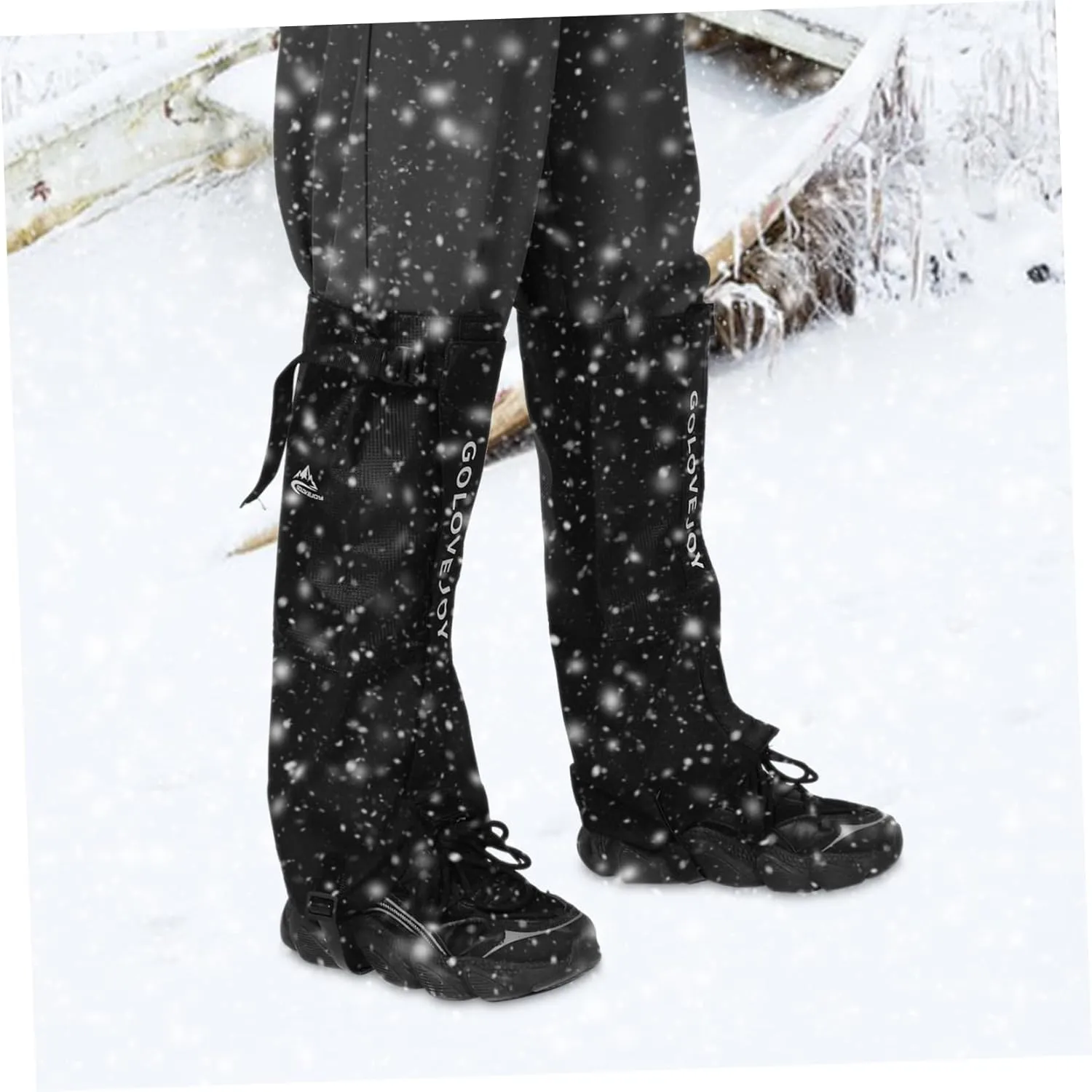 POPETPOP Hiking Trekking Gaiters Boot Snow Legging Gaiter Outdoor Winter Waterproof Leg Gaiters for Cover Hiking