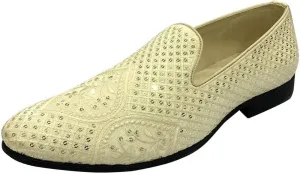 Punjabi Jutti for Men's Loafer Shoes Embroidery Slip-On Party Shoes Mojaris Wedding Bridal Dress Shoes