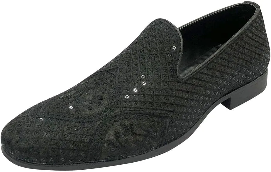 Punjabi Jutti for Men's Loafer Shoes Embroidery Slip-On Party Shoes Mojaris Wedding Bridal Dress Shoes