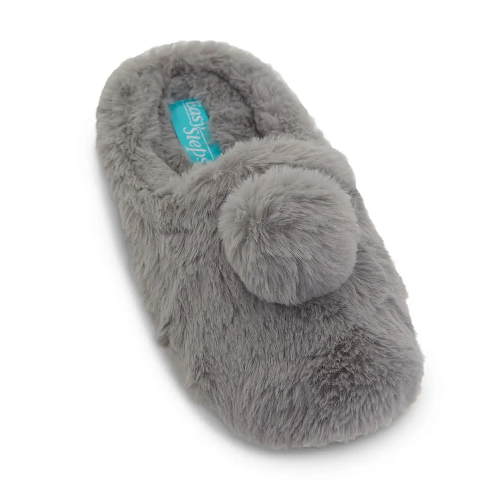 Randy Slipper in Grey Fabric