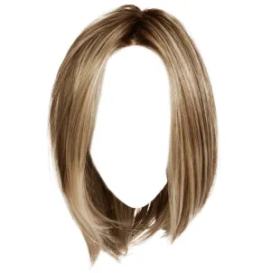 Raquel Welch Cruise Control Mid-Length Pageboy Bob Hand-Tied Wig by Hairuwear, Average Cap - RL10/22SS Iced Cappuccino