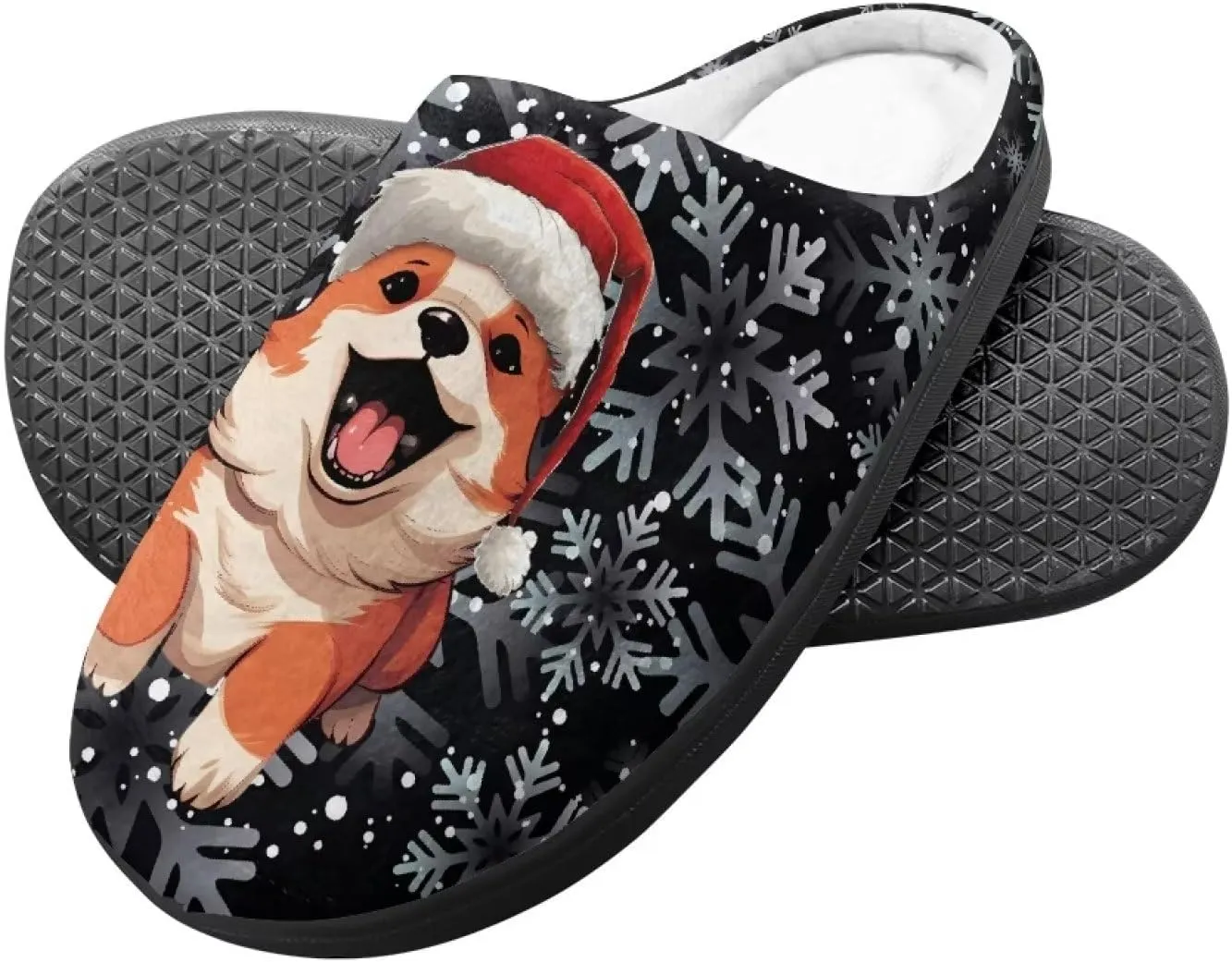Renewold Boys Girls House Slipper Kids Warm Plush Winter Cotton Slippers Slip On Nonslip Indoor Slippers Shoes