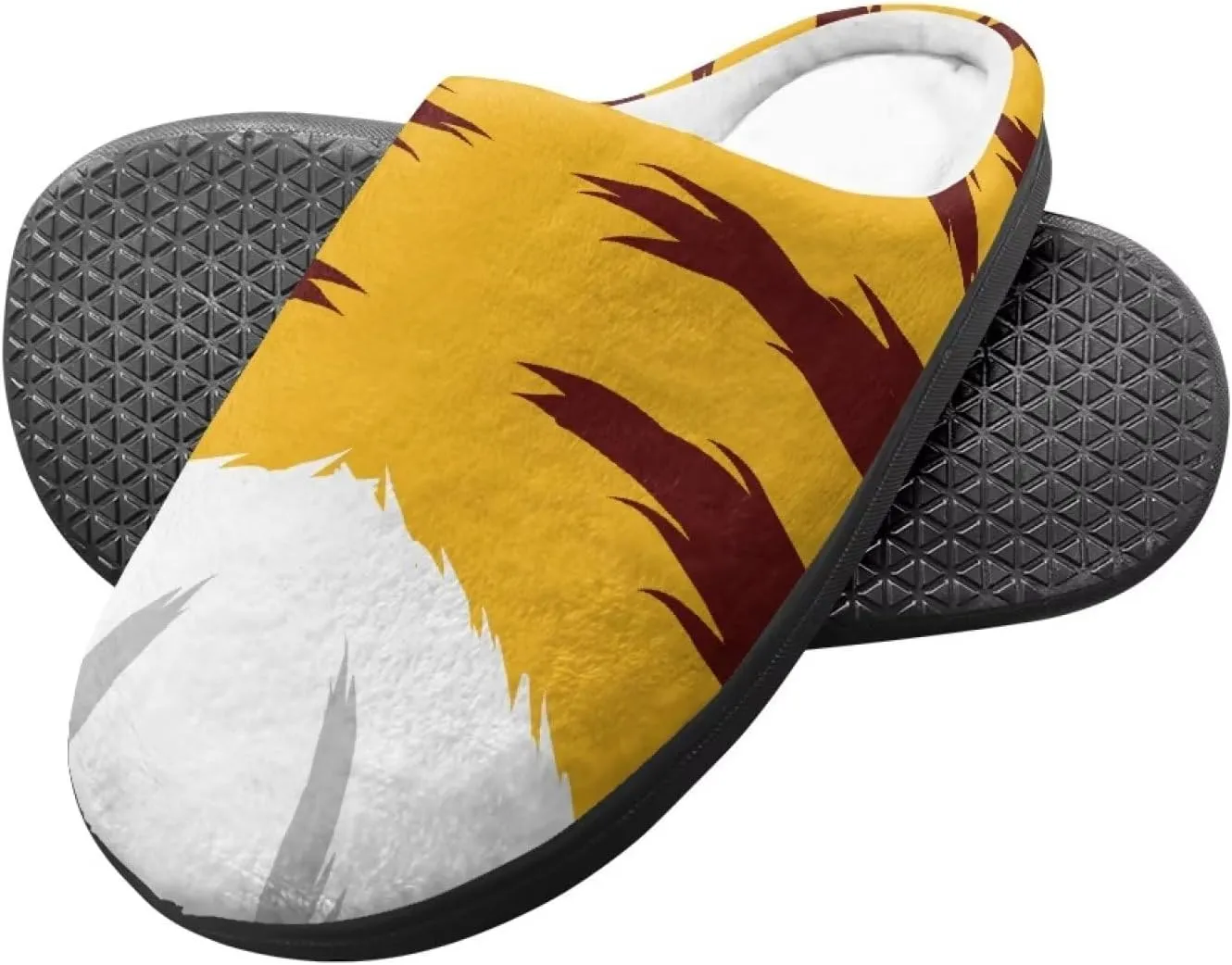 Renewold Kids Warm Plush Winter Cotton Slippers Boys Girls House Slipper Slip On Nonslip Indoor Slippers Shoes