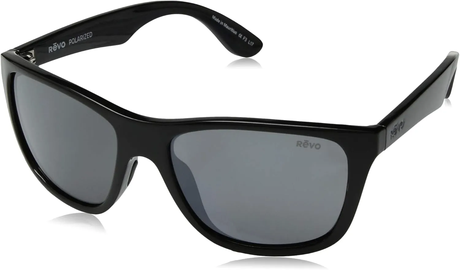 Revo Unisex RE 1001 Otis Square Polarized UV Protection Sunglasses Wayfarer