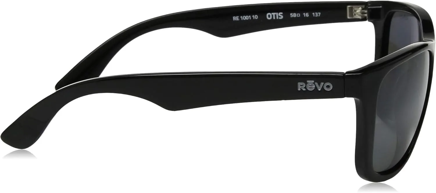 Revo Unisex RE 1001 Otis Square Polarized UV Protection Sunglasses Wayfarer