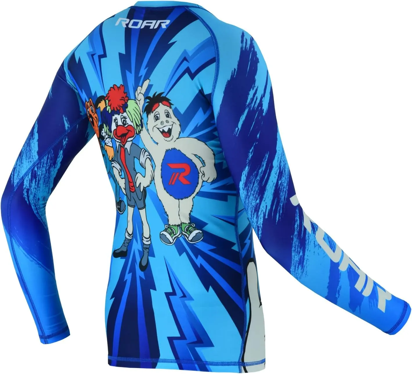 Roar BJJ Kid's MMA Rash Guard Training No-Gi and Gi Jiu Jitsu Rashguard MMA Grappling Compression Shirts Wrestling