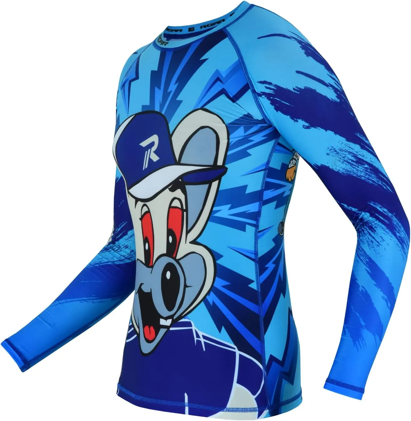 Roar BJJ Kid's MMA Rash Guard Training No-Gi and Gi Jiu Jitsu Rashguard MMA Grappling Compression Shirts Wrestling