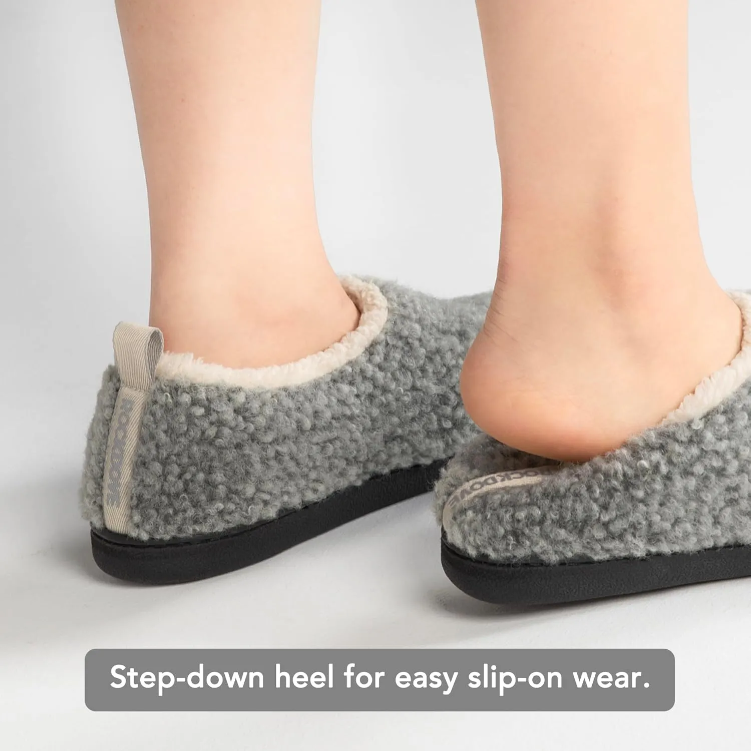 RockDove Women's Nomad Faux Shearling Lined Closed Back Slipper