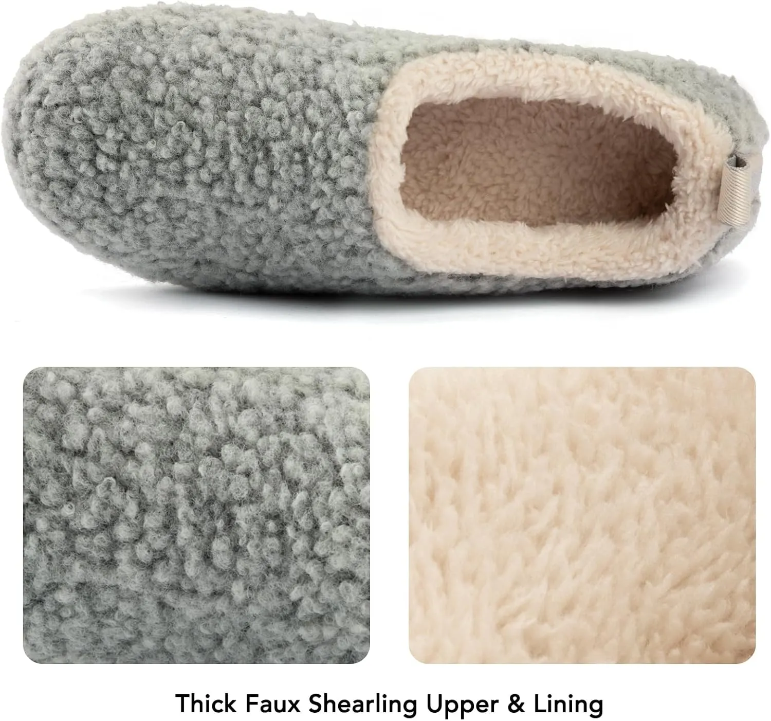 RockDove Women's Nomad Faux Shearling Lined Closed Back Slipper