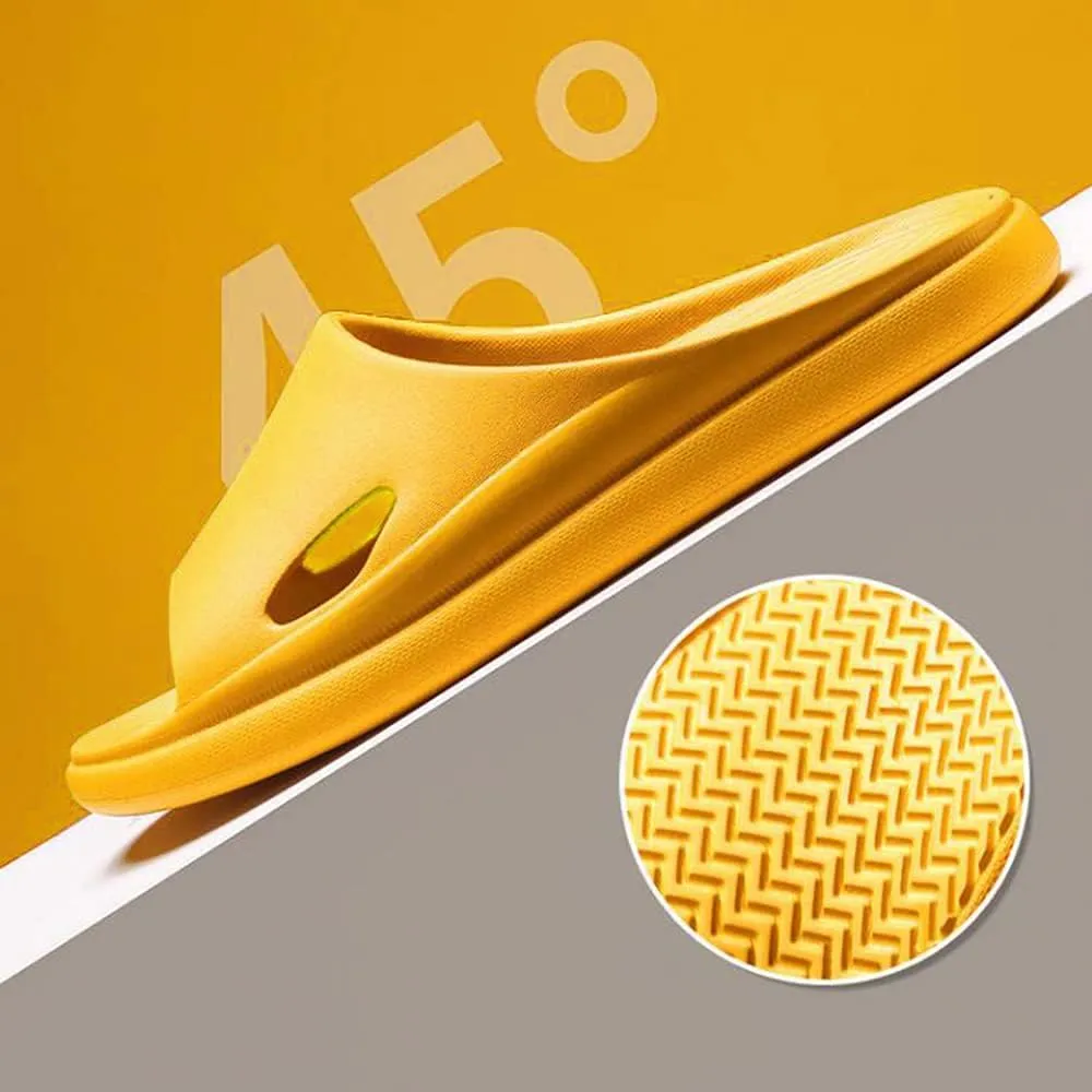 Rojeam Women & Men Shower Slippers Open Toe House Slides Bathroom Sandals