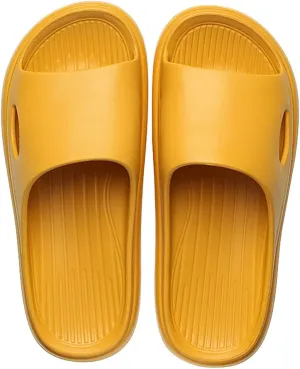 Rojeam Women & Men Shower Slippers Open Toe House Slides Bathroom Sandals