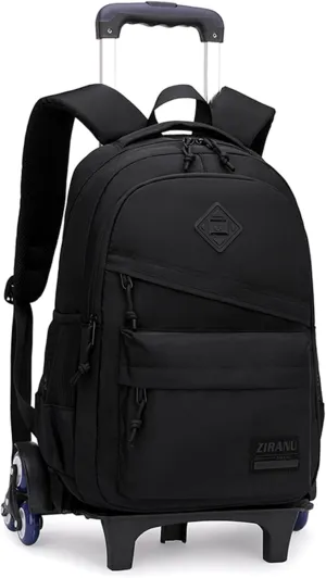 Rolling Backpack,Backpack with wheels,Capacity Wheeled Backpack for Boys,Roller Backpack for Kids