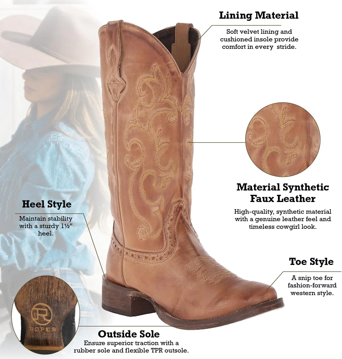 Roper Women's Classic Cowgirl